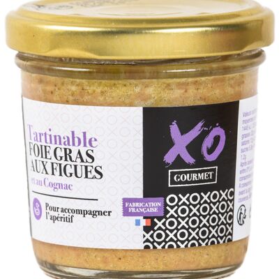 Tartinable foie gras aux figues et au cognac XO