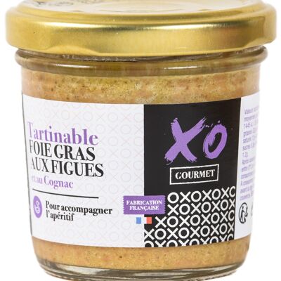 Tartinable foie gras aux figues et au cognac XO
