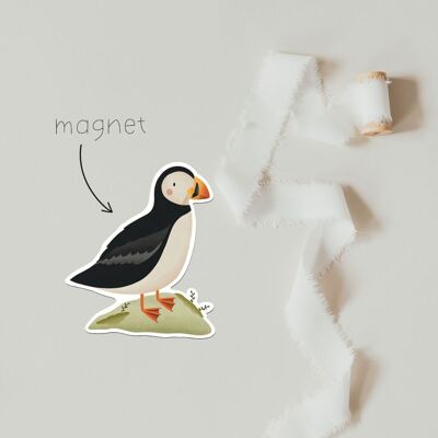 Magnet Puffin Vogel Iceland - fridge magnet Puffin - Iceland magnet