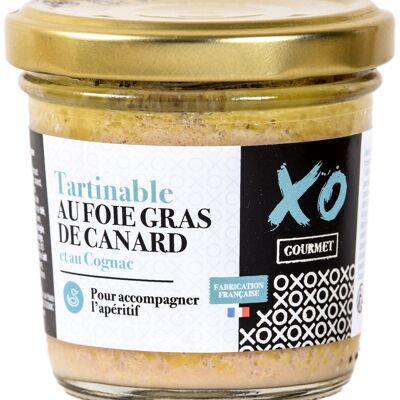 Spreadable duck foie gras and XO cognac