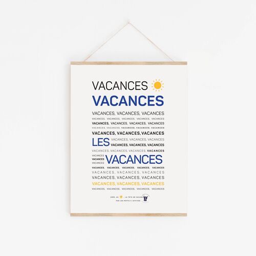 Affiche Vacances, vacances (A2, A3, A4, A5, mini)