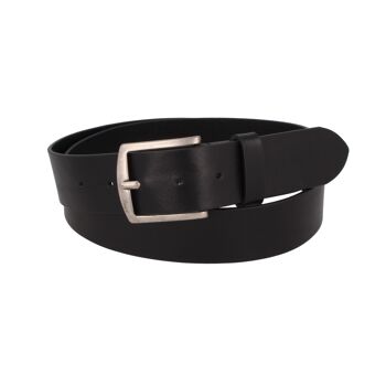 Ceinture Homme Cuir Cuoio Jeans Noir 1