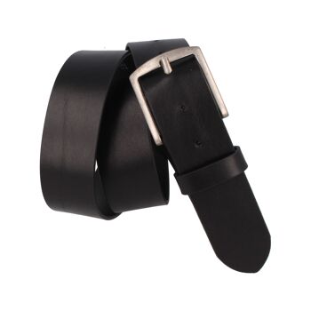 Ceinture Homme Cuir Cuoio Jeans Noir 3