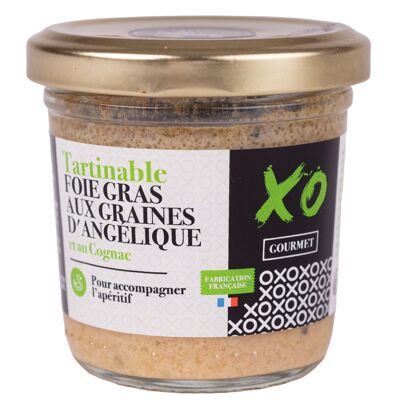 Foie gras spread with angelica seeds and XO cognac