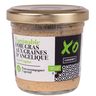 Tartinable foie gras aux graines d'angélique et au cognac XO