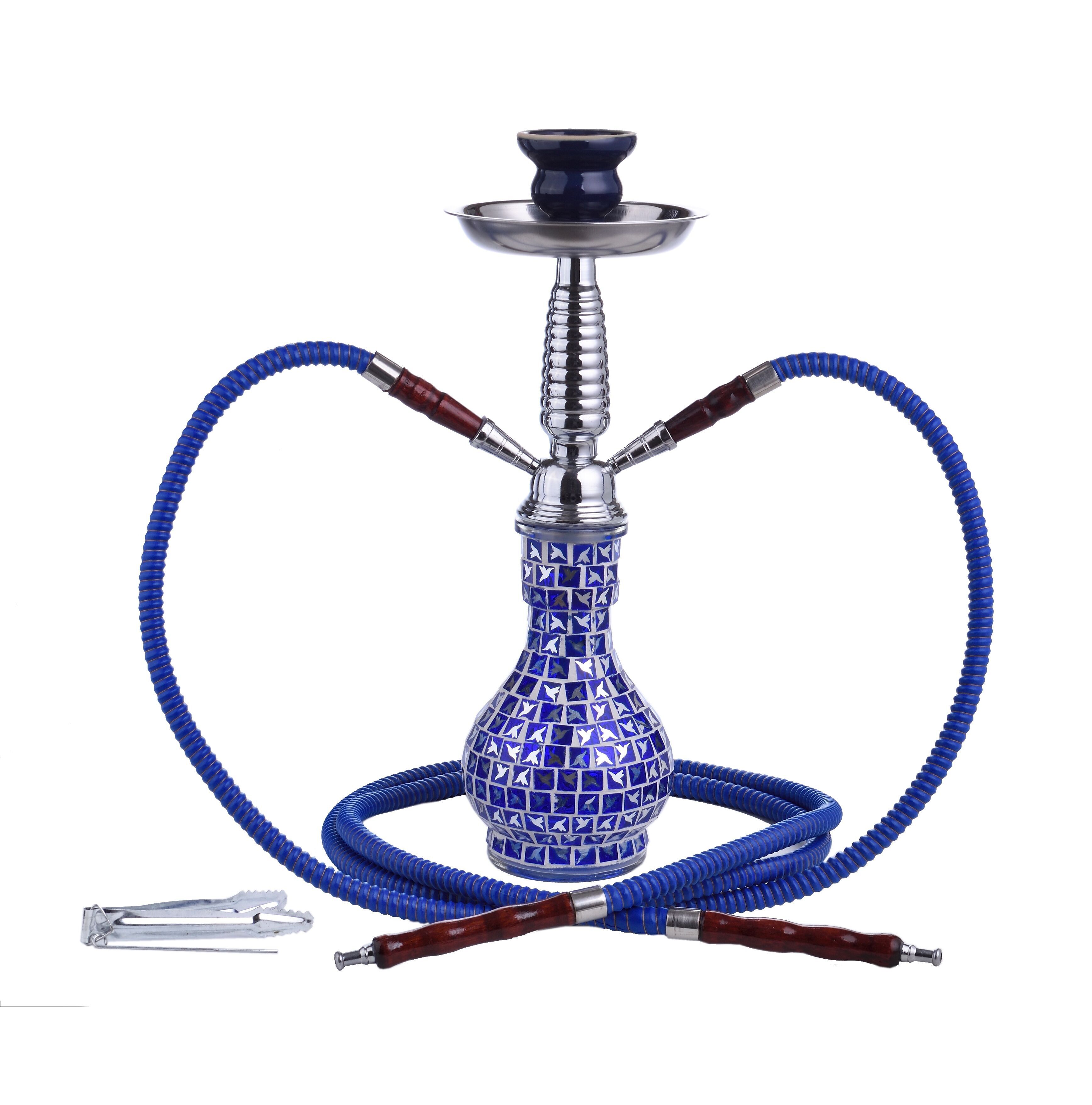 Chicha- Shisha - Narghilè - Narghilè - 38 cm - Blu -