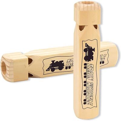 Wooden Train Whistle