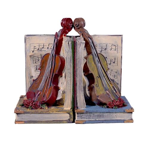 Resin Violin Bookend