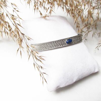 Lapis lazuli bangle bracelet