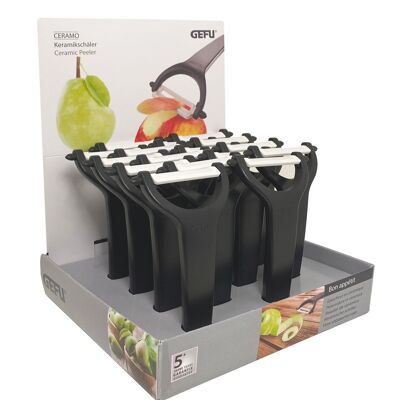 Display ceramic peeler CERAMO, 16 pieces