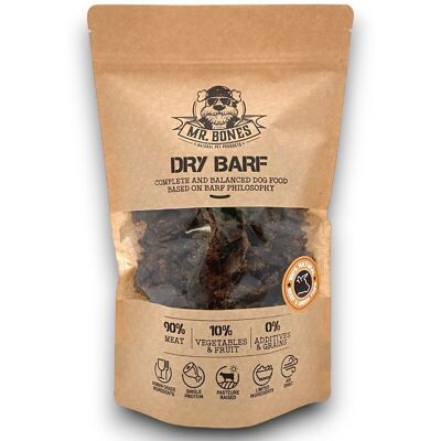 Dry BARF Vitello e Trippa Verde – Alimento naturale per cani essiccato all'aria