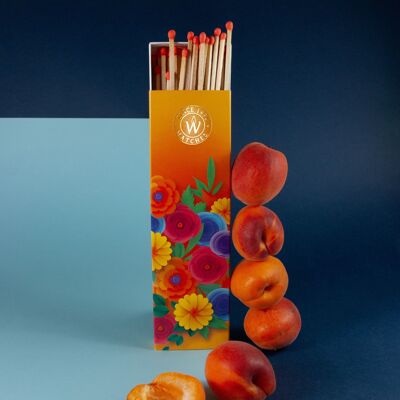 Long scented matches "Apricot Flowers"