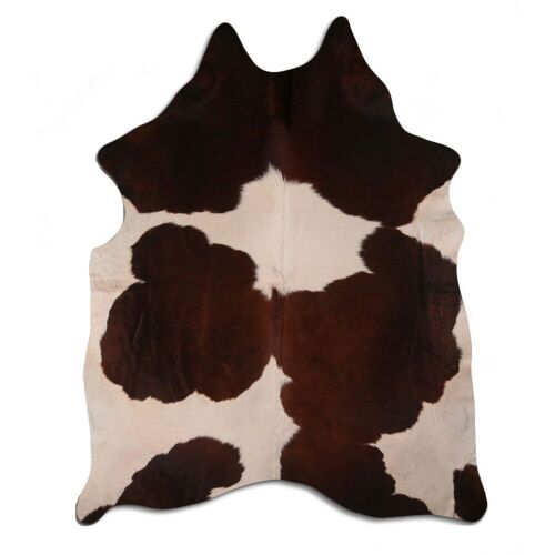 Brown & White Cowhide XXL