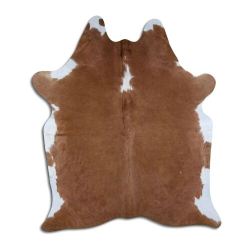 Brown & White Cowhide XXL