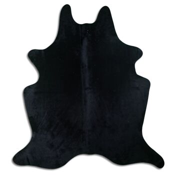 Cuir de vachette noir XL