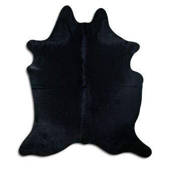 Cuir de vachette noir XL