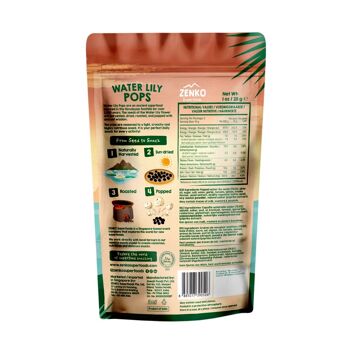 ZENKO Water Lily Pops - BBQ (24x28g) | Végétalien, sans gluten, 10 % de protéines | Collation santé | Mieux que le pop-corn ! 2