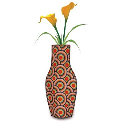 70's fabric vase