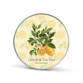 The Personal Barber Crème à raser au citron et à l'arbre à thé 1