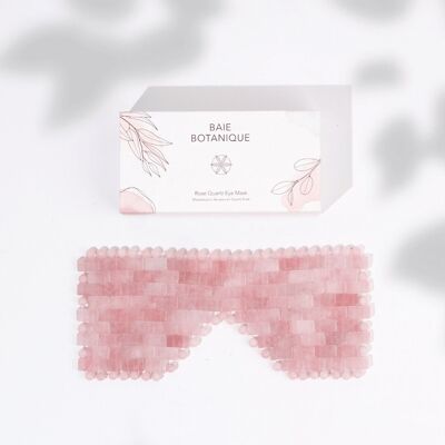 Mascarilla para ojos de cuarzo rosa Baie Botanique