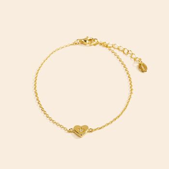 BraceletDiamant Coeur 1