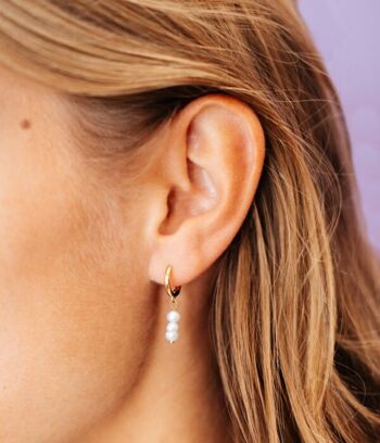 Boucles d'oreilles Perles 2