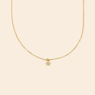 Collier étoile brillante