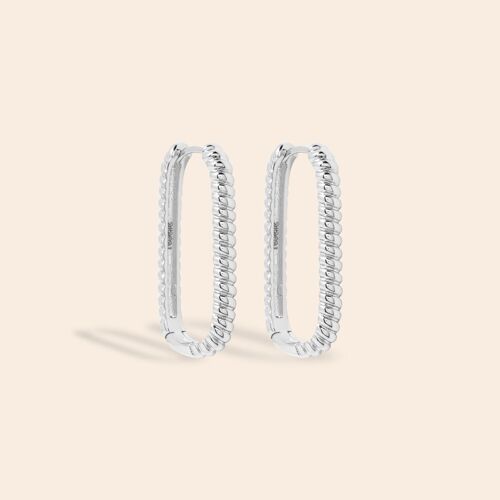 Iconic Hoops Silver
