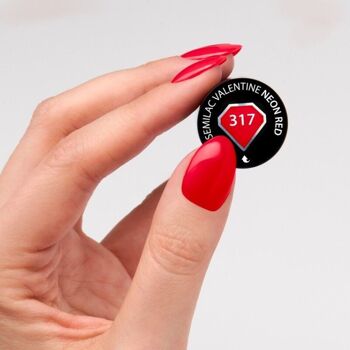 Semi-Permanent - 317 Neon Red 7ml 2