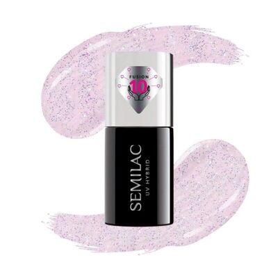 Semi-Permanent - 806 Semilac Extend Care 5in1 Glitter Delicate Pink 7ml