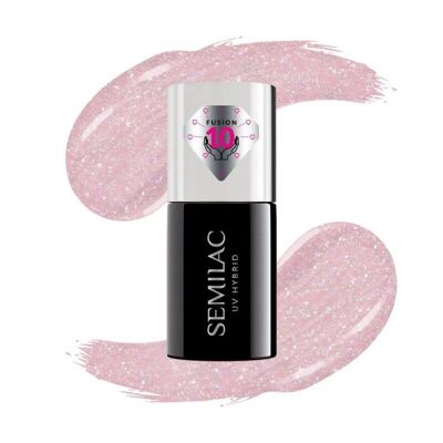 Semipermanent – 805 Semilac Extend Care 5in1 Glitter Dirty Nude Rose 7 ml