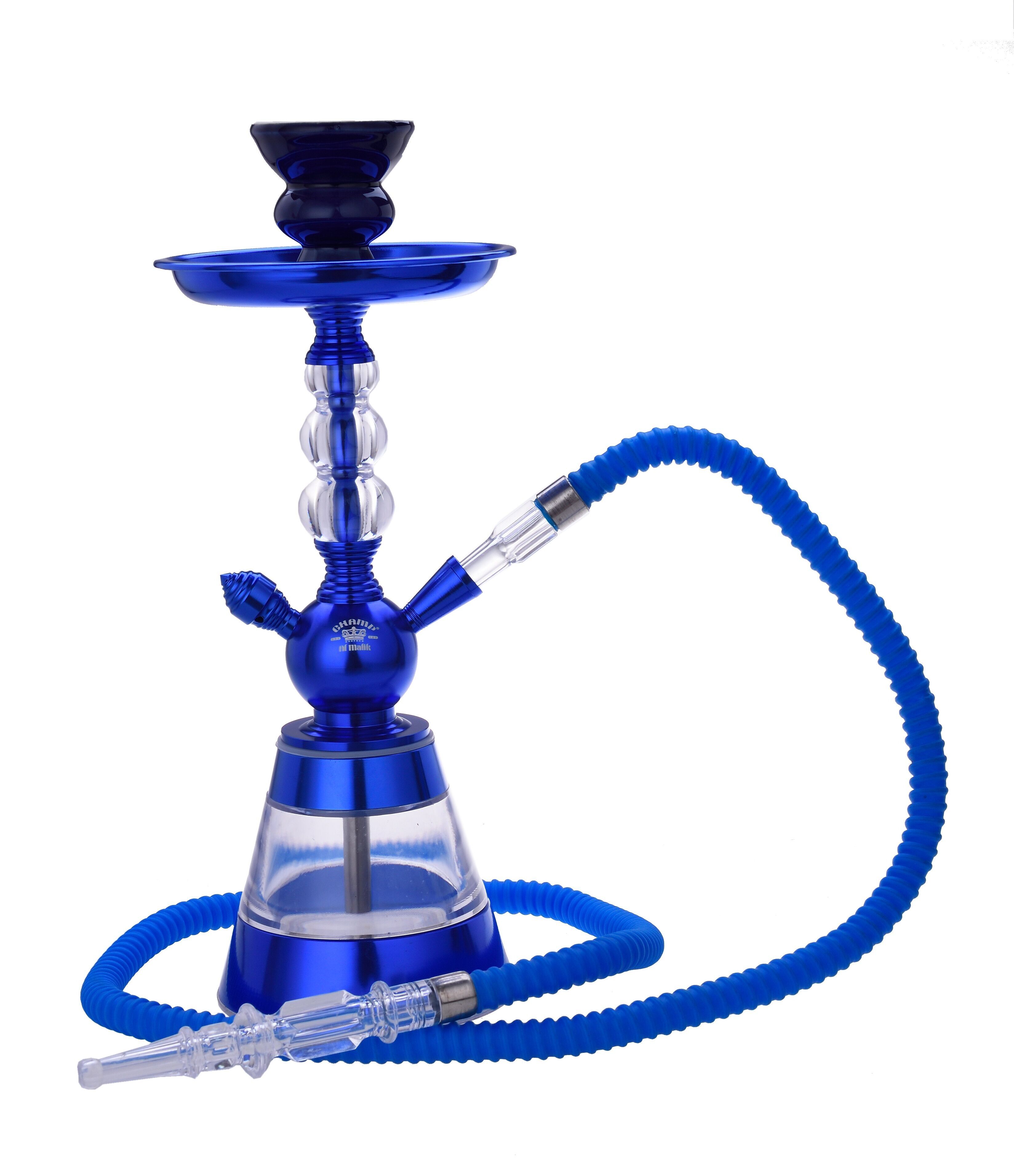 Shicha Tetouan in Alluminio - Narghilè - Narghilè - Blu 35 cm