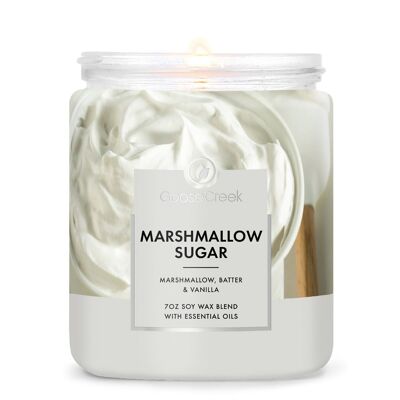 Marshmallow Sugar 7oz Kerze mit einem Docht
