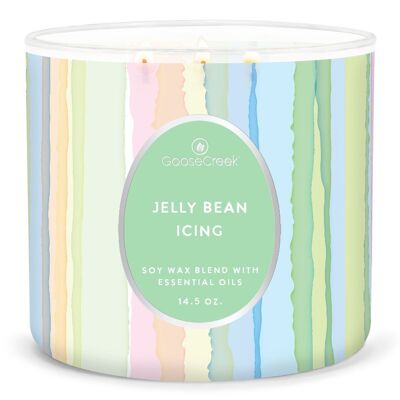 Jelly Bean Glaçage Grande bougie à 3 mèches