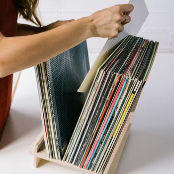 Support pour disques vinyles et livres - LA GATZARA 4
