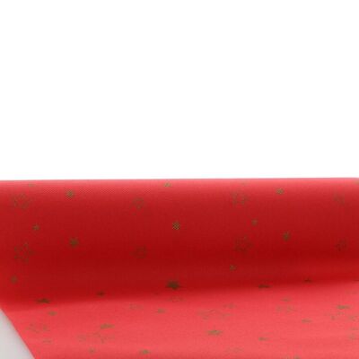 Christmas table runner Liam in red from Linclass® Airlaid 40cm x 24 m, 1 piece
