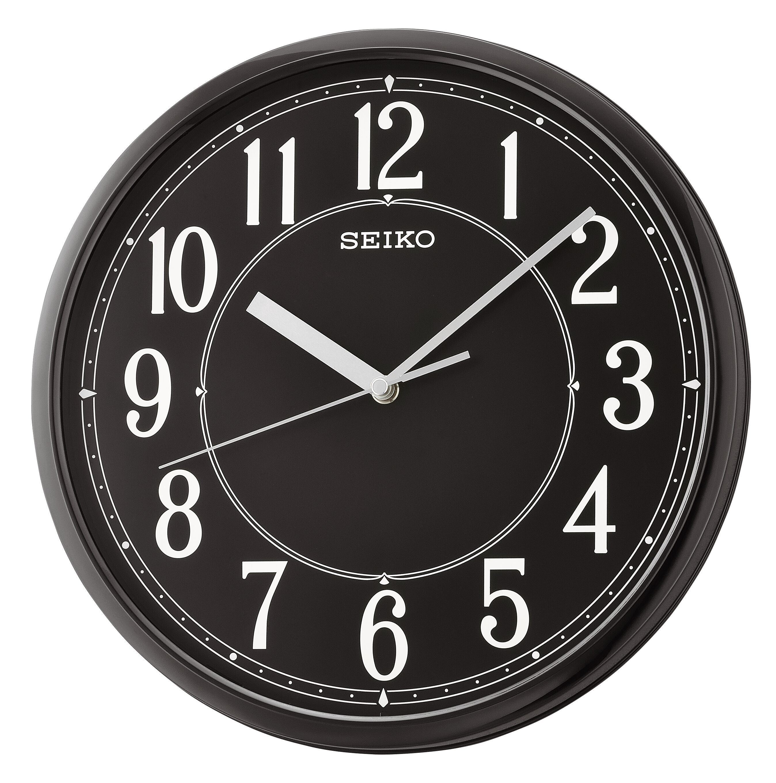 Buy wholesale Seiko wall clock black