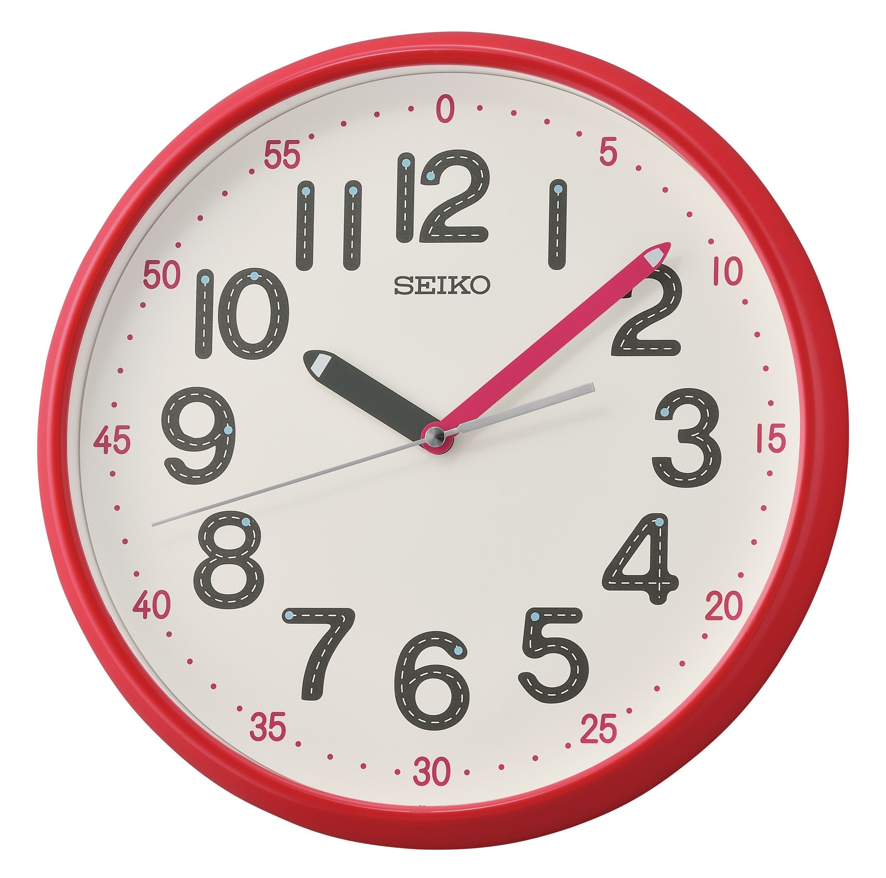 Buy wholesale Seiko wall clock round red