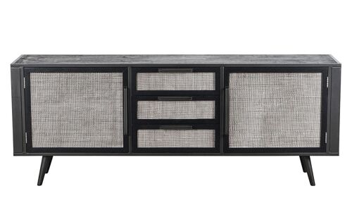 Nordic Mindi Rattan Buffet 2 Doors and 3 Drawers