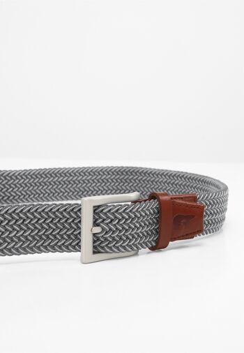 Ceinture Recyclée Gris Brume 2