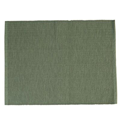 Nicola Spring Tischset aus gerippter Baumwolle – Grün