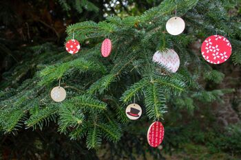 Vive le Vent (made in France) - Boules de Noël en bois de bouleau 3