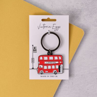 London-Bus-Schlüsselanhänger