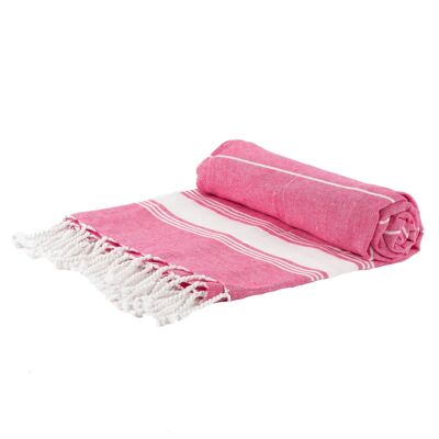 Serviette de plage turque Nicola Spring - Rose