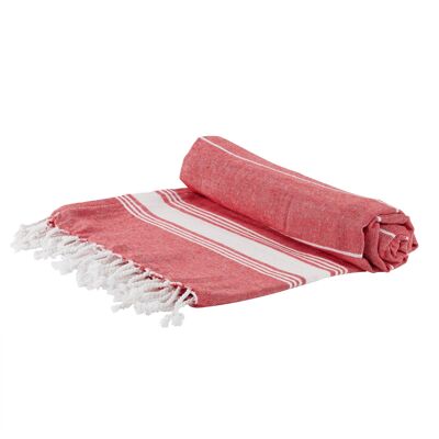 Serviette de plage turque Nicola Spring - Rouge