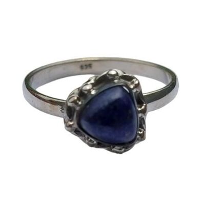 Natürlicher Lapislazuli 925 Sterling Silber handgefertigter Ring