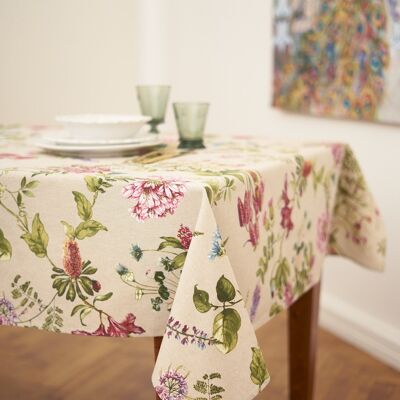 Rectangular Tablecloth, Poly-cotton Mix, Printed | Botanico