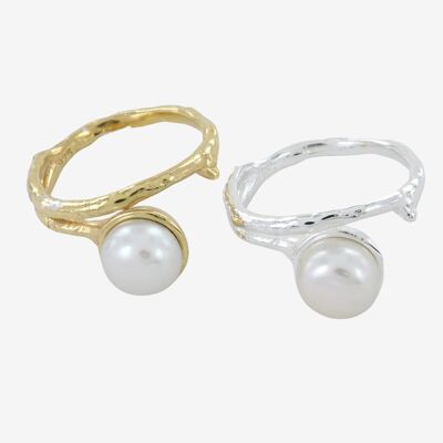 Corteccia e anello di perle