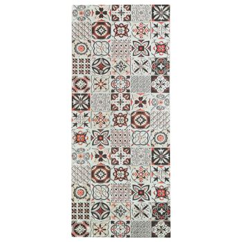 MANI TEXTILE - Tapis Carreaux Piment 4