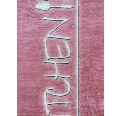 MANI TEXTILE - Tapis KITCHEN  Rose